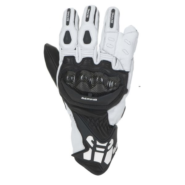 Motorradhandschuhe Bering Zaius Schwarz Wei�