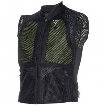 rmellose Motorradweste Dainese Body Guard Black Yellow Fluo