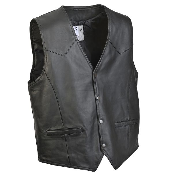 �rmellose Motorradweste Motomod Gilet Cuir