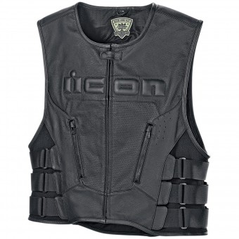 ärmellose Motorradweste ICON Regulator D3O Vest Black ärmellose Motorradweste ICON Regulator D3O Vest Black