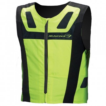 rmellose Motorradweste Macna Vision 4 All Plus Neon Yellow