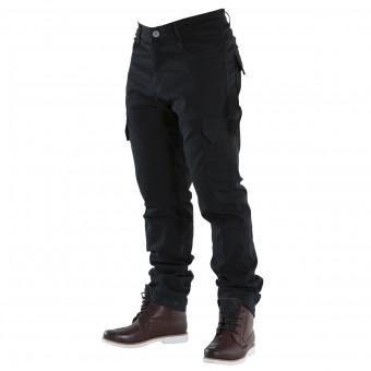 Motorradjeans Overlap Cargo Black