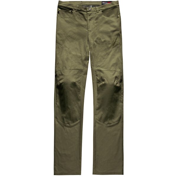 Motorradjeans Blauer Kanvas Kaki