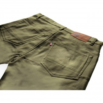 Blauer Kanvas Kaki