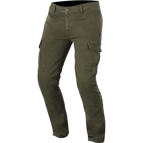 Motorradhose Alpinestars Deep South Denim Cargo Military Green