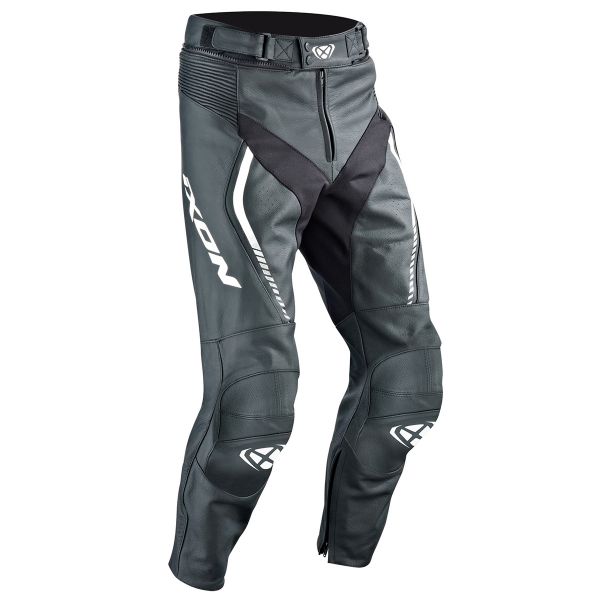 Motorradhose Ixon Fighter Pant Black White