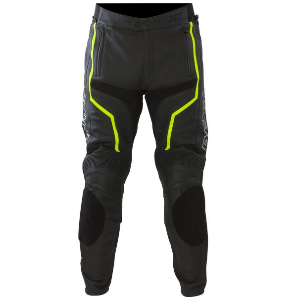 Motorradhose Bering Flash Pant Schwarz Gelb Fluo