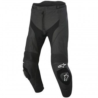 Motorradhose Alpinestars Missile Airflow Leather Black