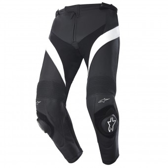 Motorradhose Alpinestars Missile Schwarz Wei Grau