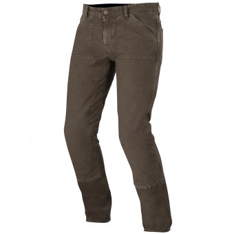 Motorradhose Alpinestars Oscar Tom Canvas Brown