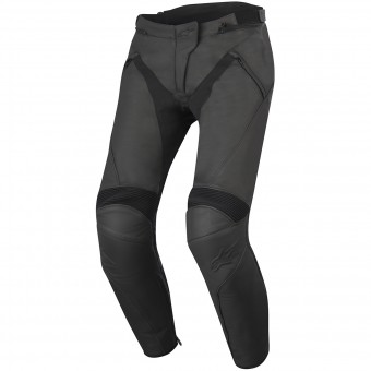 Motorradhose Alpinestars Stella Jagg Leather Black Black