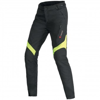 Motorradhose Dainese Tempest Lady D-Dry Black Yellow Fluo Pant