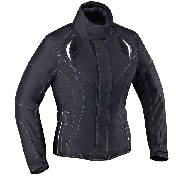 Motorradjacke Ixon Alhena HP Black White
