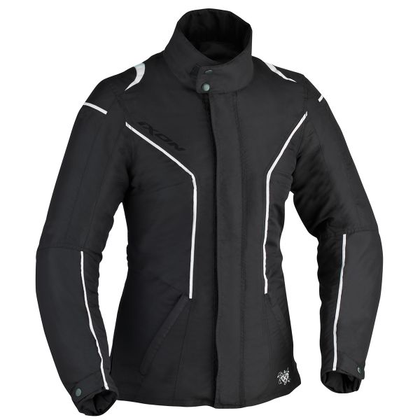 Motorradweste Ixon Comtesse Schwarz Wei