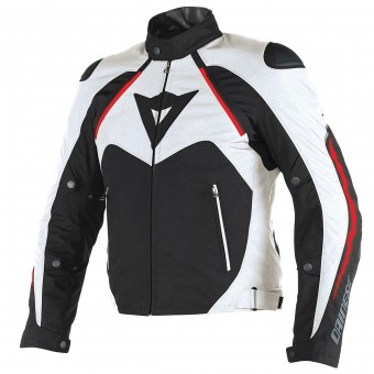 Motorradjacke Dainese Hawker D-Dry Black White Red