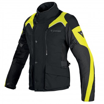 Motorradweste Dainese Tempest Lady D-Dry Black Yellow Fluo