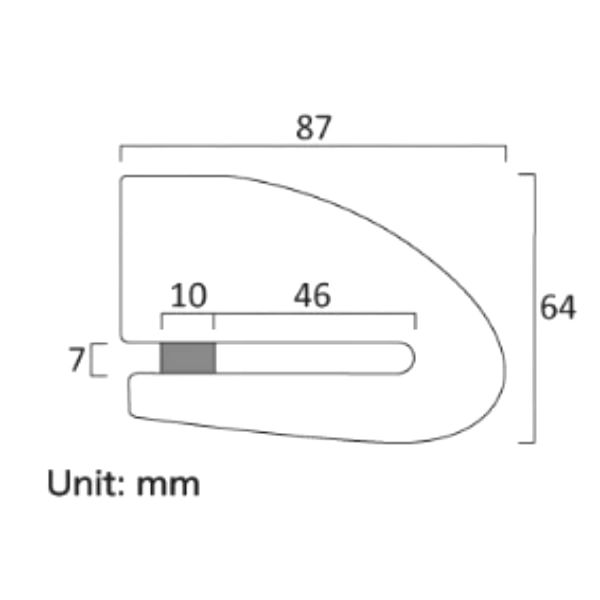 Xena Scheibenschloss Alarme XX10 SRA