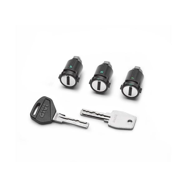 Topcase Zubehör Givi Schloss-Set Top Case / Koffer 3 Zylinder Topcase Zubehör Givi Schloss-Set Top Case / Koffer 3 Zylinder