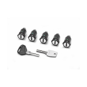 Topcase Zubehör Givi Schloss-Set Top Case / Koffer 5 Zylinder Topcase Zubehör Givi Schloss-Set Top Case / Koffer 5 Zylinder
