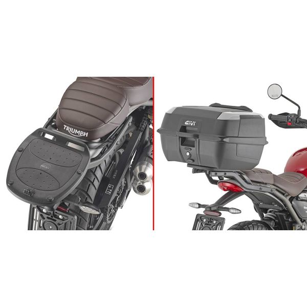Topcase Befestigungskit Givi Monolock-Halterung SR6424 Triumph Speed 400/Scrambler 400X (24) Topcase Befestigungskit Givi Monolock-Halterung SR6424 Triumph Speed 400/Scrambler 400X (24)
