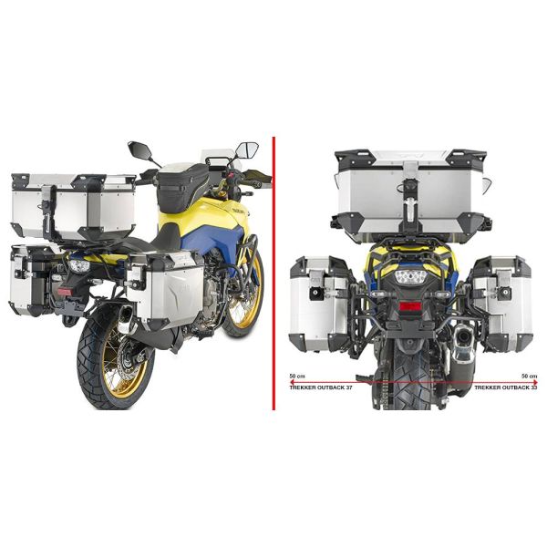 Koffer Befestigungskits Givi Kofferträger Trekker Outback PLOS3125CAM Suzuki V-Strom 800 (23) Koffer Befestigungskits Givi Kofferträger Trekker Outback PLOS3125CAM Suzuki V-Strom 800 (23)