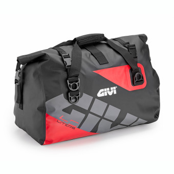 Satteltaschen Givi Satteltasche EA115GRB Waterproof 40L Grey Red Satteltaschen Givi Satteltasche EA115GRB Waterproof 40L Grey Red
