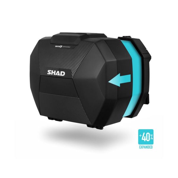 Topcase - Koffer Shad Ausziehbare Seitenkoffer SH38X Carbon