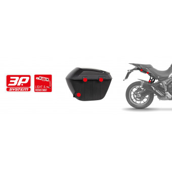 Shad Seitentaschen SH23 Schwarz Pack