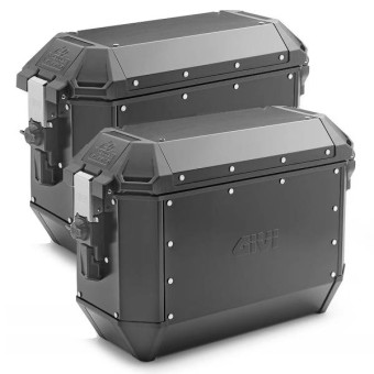 Topcase - Koffer Givi Seitentaschen Trekker Alaska 36L Black Pack2