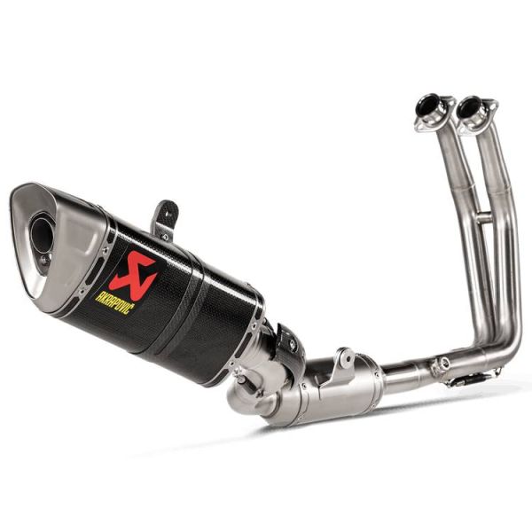 Komplette Auspuffanlage Akrapovic racing Edelstahl/Carbon Suzuki GSX-8S (23-24)