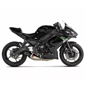 Akrapovic racing Edelstahl/Titan Kawasaki Ninja 650/Z650 (2 Lambda) (23-24)