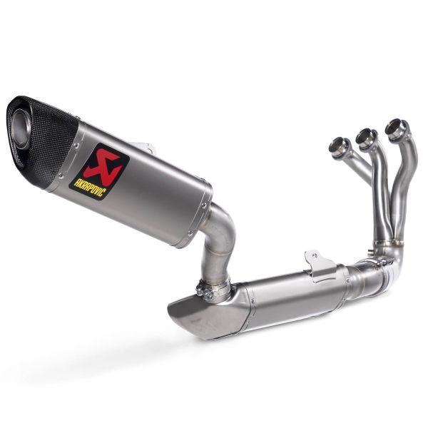 Komplette Auspuffanlage Akrapovic racing Edelstahl/Titan Yamaha MT-09 (21-23)