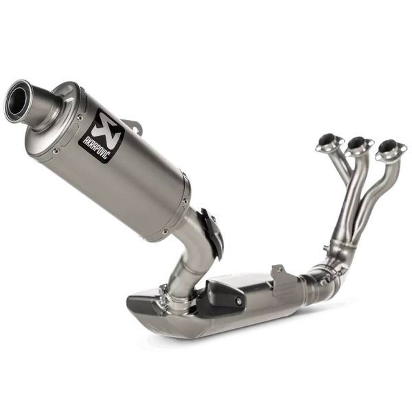 Komplette Auspuffanlage Akrapovic racing Edelstahl/Titan Yamaha XSR900 (2 Lambda) (22-24)