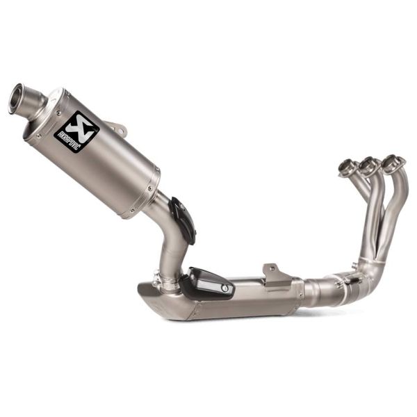 Komplette Auspuffanlage Akrapovic racing Edelstahl/Titan Yamaha XSR900 (22-24)