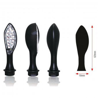 Motorrad & Roller Blinker Bihr LED-Kappen Schwarz Motorrad & Roller Blinker Bihr LED-Kappen Schwarz