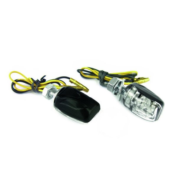 Motorrad & Roller Blinker Bihr Micro 6 LED Carbon