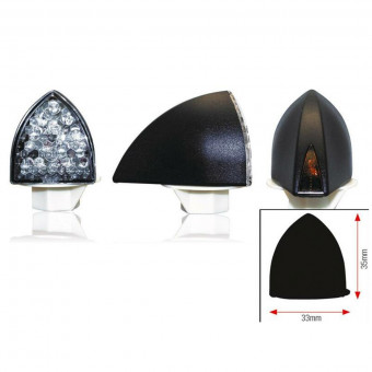 Motorrad & Roller Blinker Bihr LED-Profil Schwarz Motorrad & Roller Blinker Bihr LED-Profil Schwarz