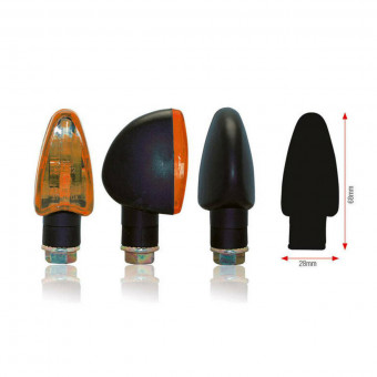 Motorrad & Roller Blinker Bihr Schwarzes Dreieck