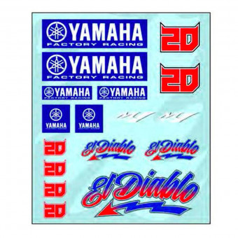 Motorrad Aufkleber Kit FABIO QUARTARARO Big Stickers 20 Yamaha Multicolor Motorrad Aufkleber Kit FABIO QUARTARARO Big Stickers 20 Yamaha Multicolor