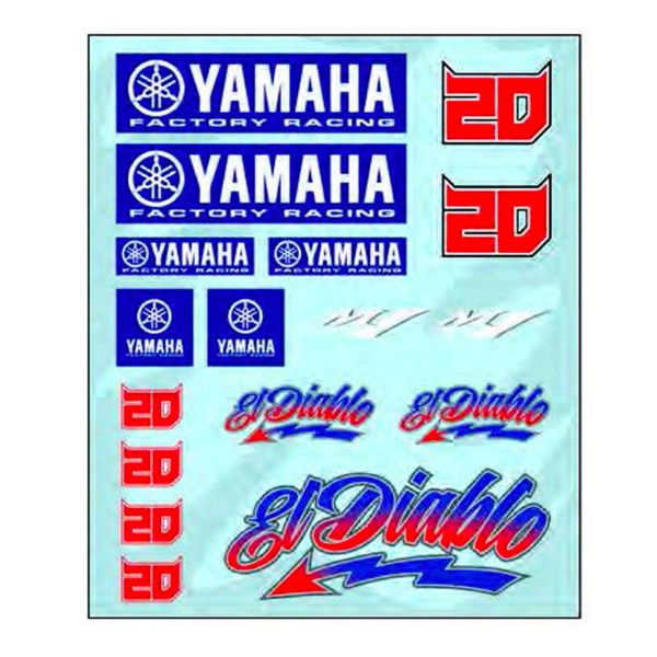 Motorrad Aufkleber Kit FABIO QUARTARARO Big Stickers 20 Yamaha Multicolor Motorrad Aufkleber Kit FABIO QUARTARARO Big Stickers 20 Yamaha Multicolor