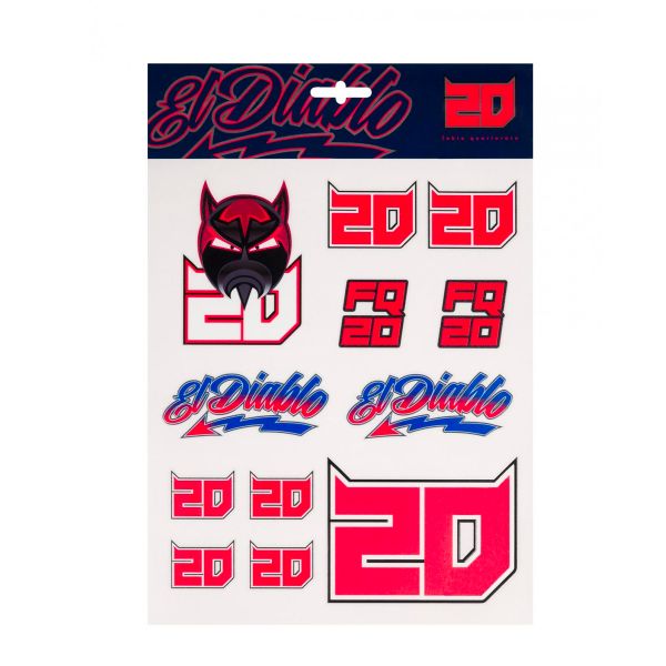 Motorrad Aufkleber Kit FABIO QUARTARARO FQ20 Big 20 Stickers