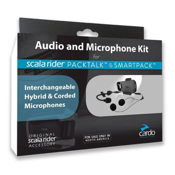 Kommunikation Zubeh�r Cardo Halterung Duo Mikrofon Kopfh�rer Scala Rider Packtalk