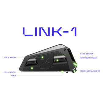 Scorpion Exo 491 Black + Bluetooth-Kit Exo-Com Link-1
