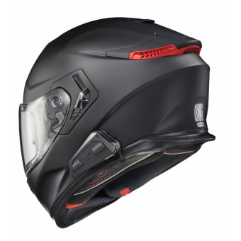 Scorpion Exo 491 Black + Bluetooth-Kit Exo-Com Link-1