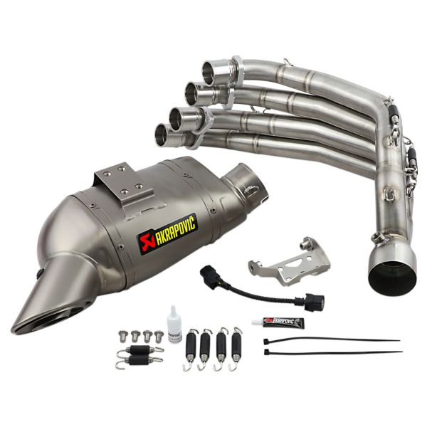 Komplette Auspuffanlage Akrapovic Racing Inox/Titane Honda CB650R/CB650F/CBR650R/CBR650F 2014-2020