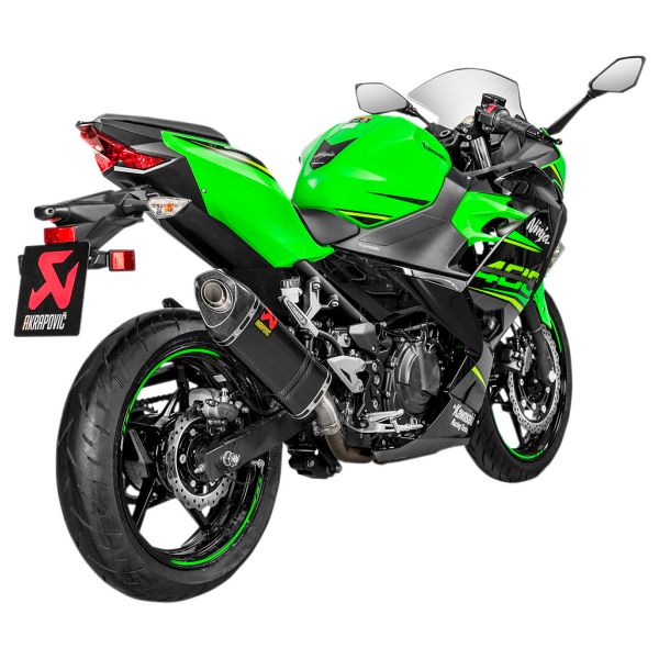 Akrapovic Carbone Kawasaki Ninja 400/Z400 2018-2020
