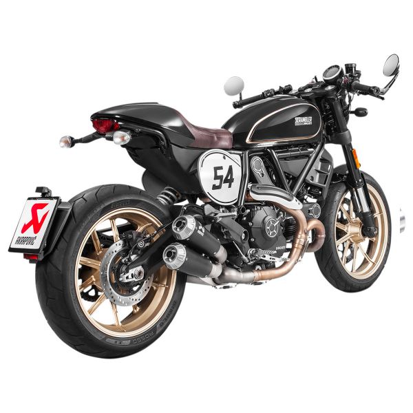 Schalld�mpfer Akrapovic Titane Black Ducati Monster 797/Scrambler 800 2015-2020