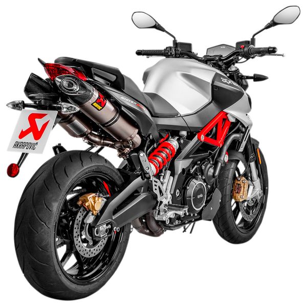 Akrapovic Titane/Carbone Aprilia Shiver 900 2017-2020