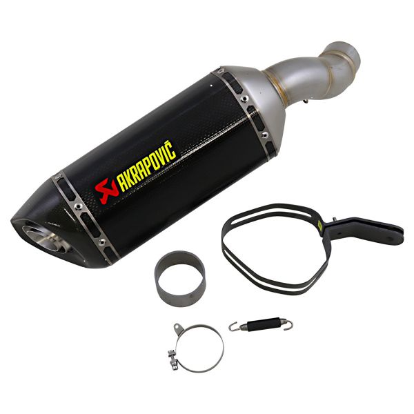 Schalld�mpfer Akrapovic Titane/Carbone Kawasaki Ninja 400/Z400 2018-2020