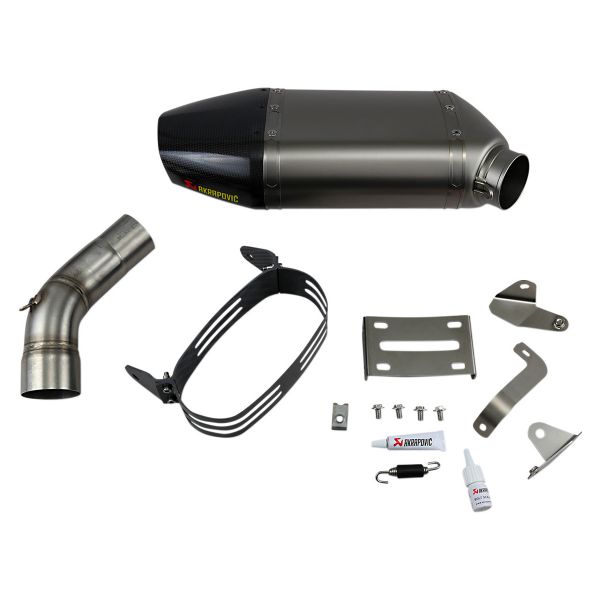 Schalldmpfer Akrapovic Titane/Carbone Kawasaki ZX-6R 2007-2008